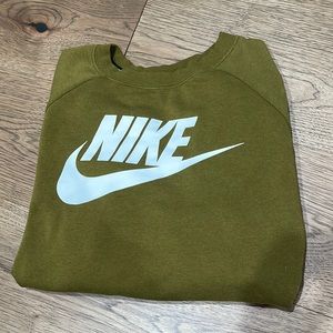 Olive green nike shirt